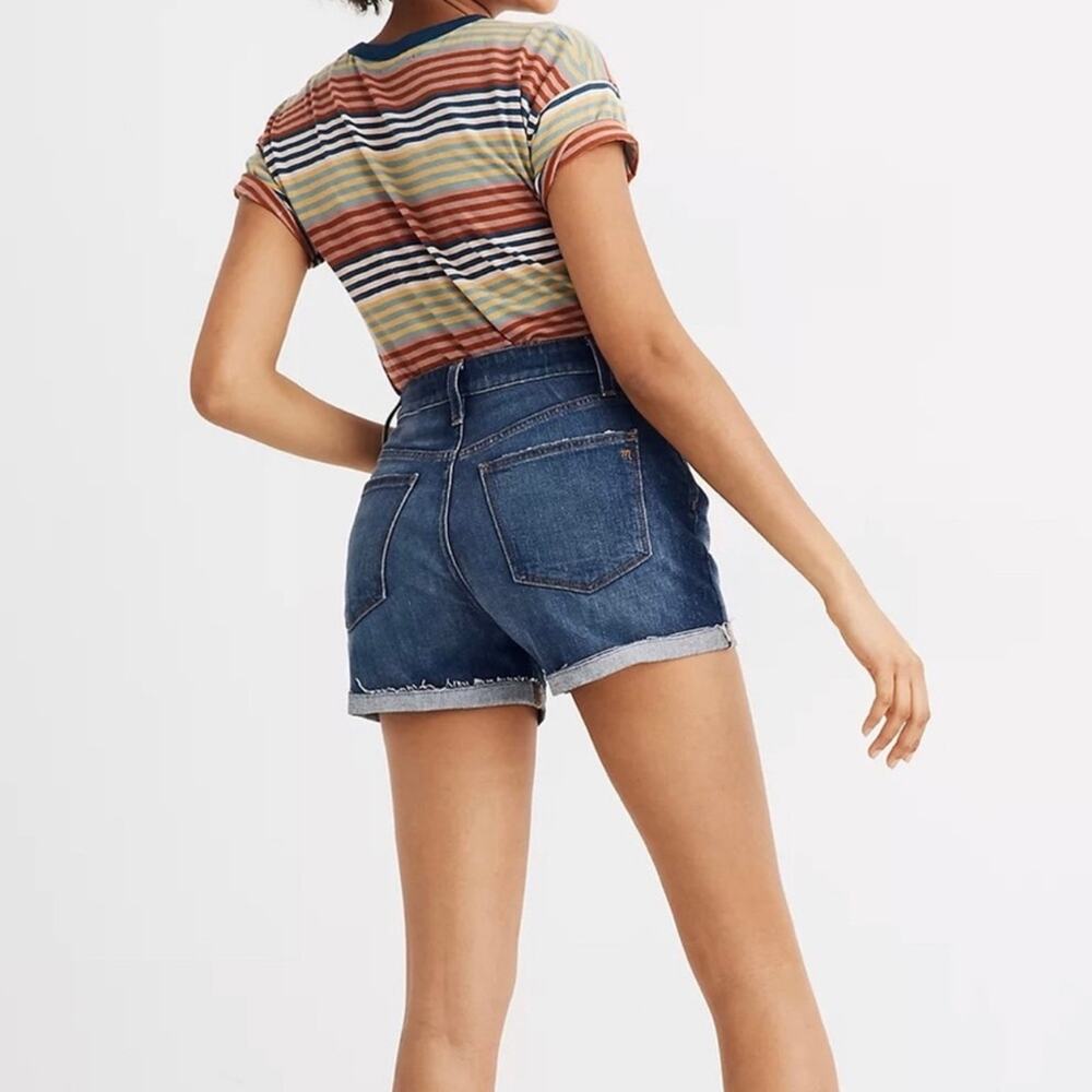 NEW Madewell Curvy High-Rise Denim Shorts 23 XS Canterdale Wash - Picture 8 of 8